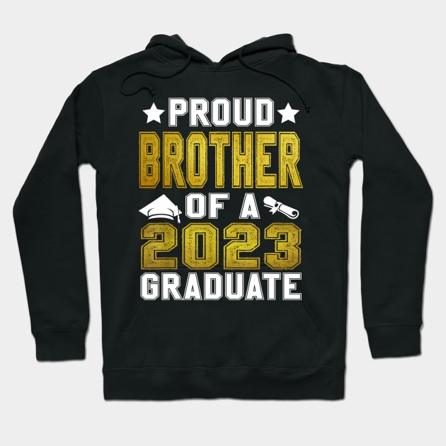 Proud Brother Of A 2023 Graduate Senior Graduation Hoodie by Ripke Jesus